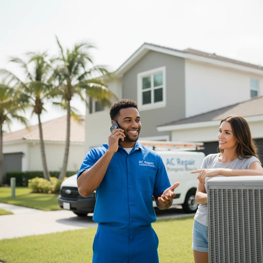 AC Repair Pompano Beach customer support in Loving
